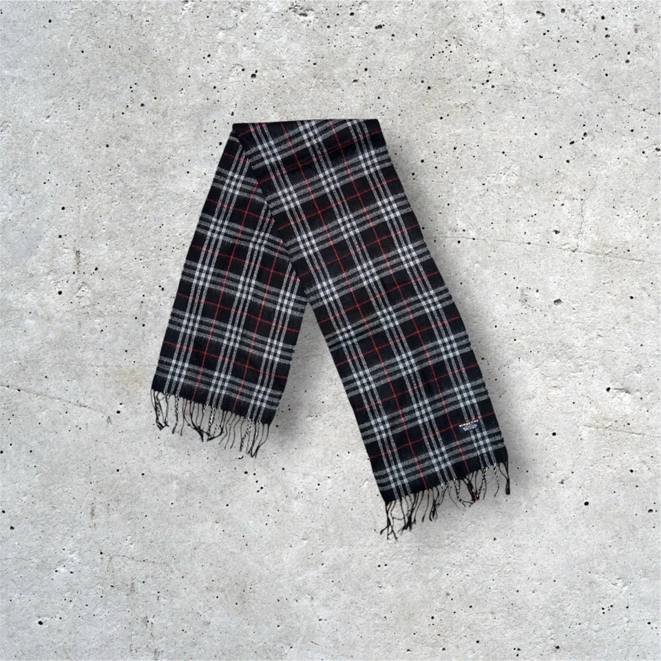 Burberry Schal 100% Lammwolle Made in England - Bild 2 von 4