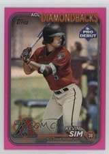 2024 Topps Pro Debut Fuchsia Foil 191/199 Kevin Sim #PD-184 00li