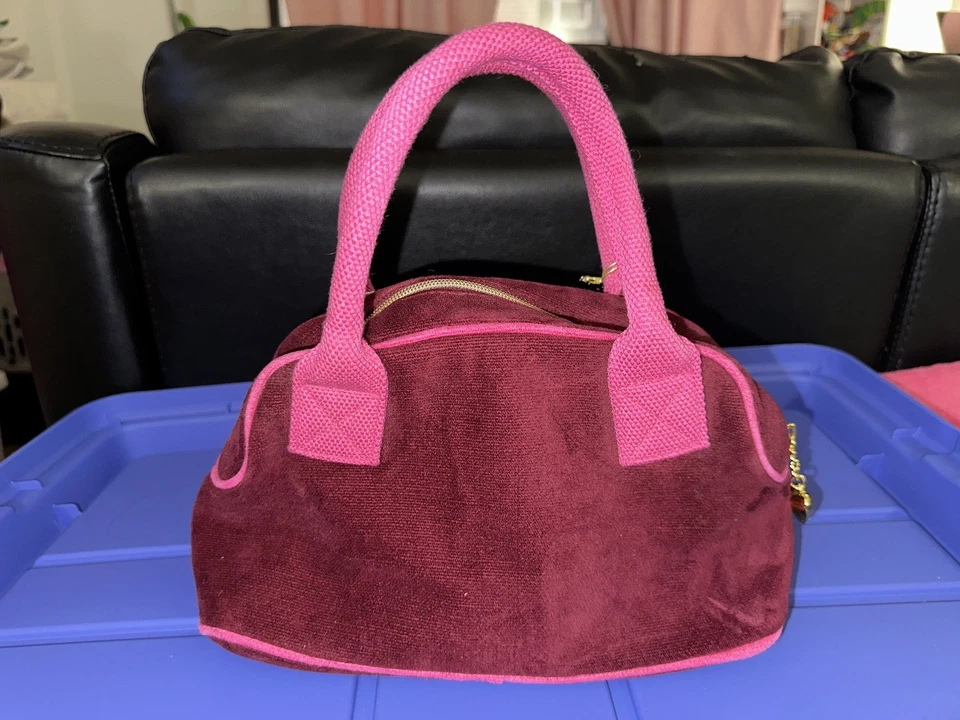 Mini Bolso de Lona Victoria’s Secret Pure Seduction Terciopelo - Nuevo con Etiqueta Foto 4 de 4