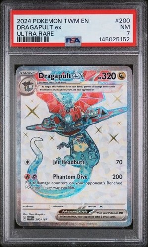 Dragapult ex graded PSA 7 for sale on eBay