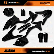Blackout Racing Graphics Kit fits KTM 11-12 SX SXF XC XCF 125 250 450 6N