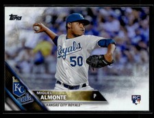 2016 Topps #606 Miguel Almonte Rainbow Foil Card Kansas City Royals