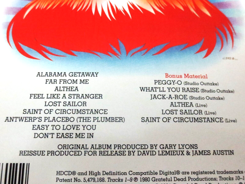 Grateful Dead Go To Heaven CD 1980 Remaster Bonus Tracks 2004 Remastered 2006 - Picture 6 of 24