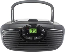 Philco Boombox Portable CD Player with Bluetooth, USB Playback MP3, AUX, FM