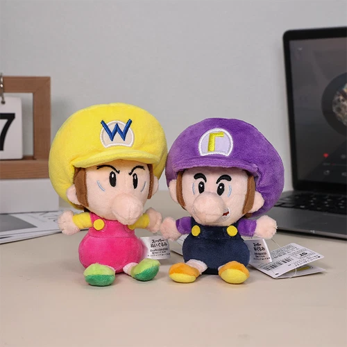 Super Mario Bros Plush Baby Waluigi Wario Soft Stuffed Doll Toys Birthday Gifts