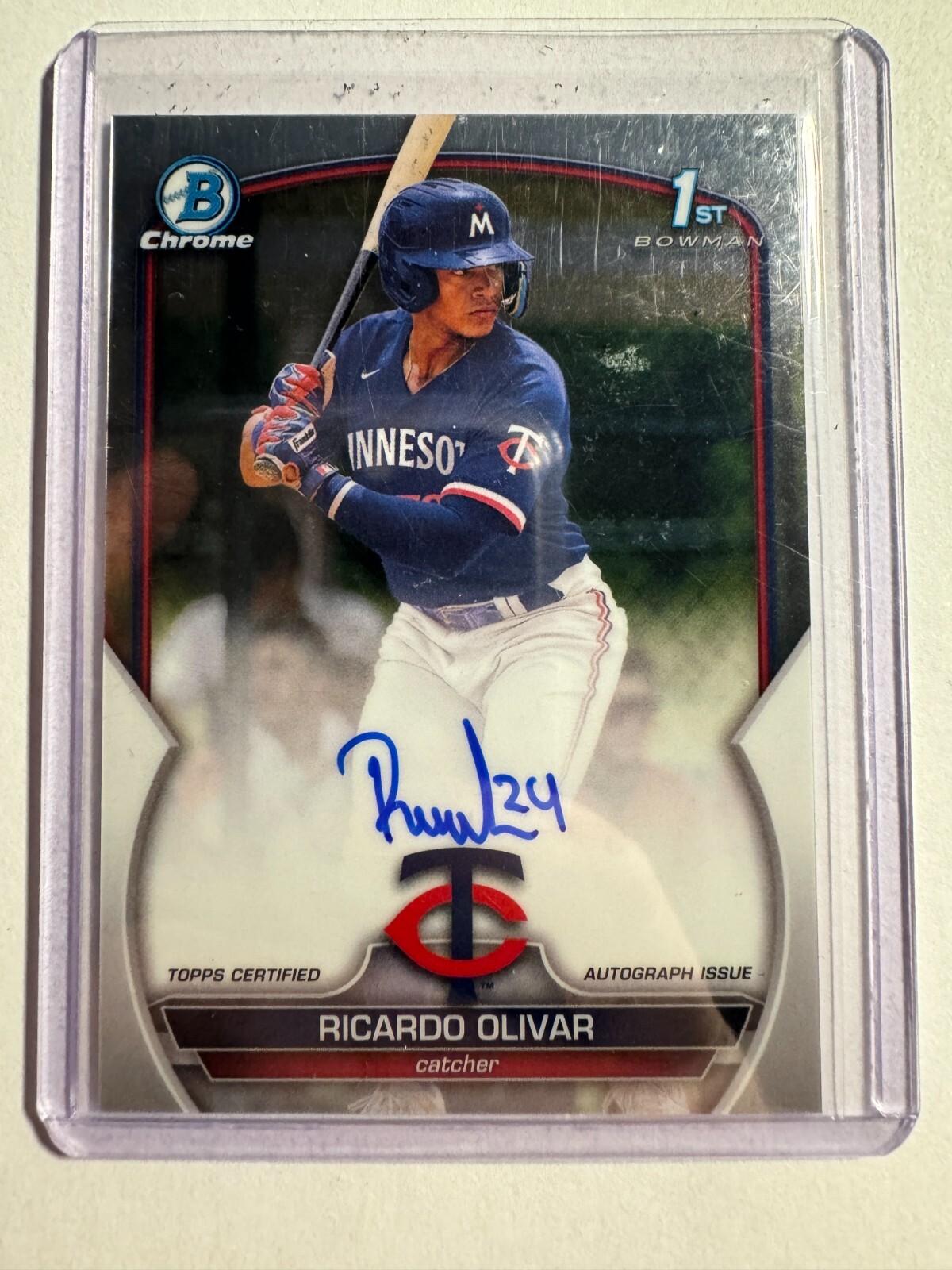 K149,692 - 2023 Bowman Chrome Prospect Autographs #CPARO Ricardo Olivar Auto