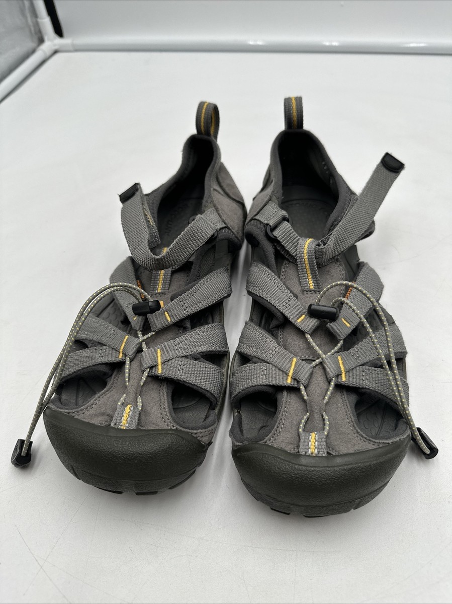 Keen Sandals Mens 6 Seacamp Cnx Fishermans Trail Hiking Water Sport 1008801 Gray Keen Sandals Youth 1 Seacamp CNX Fisherman Gray Hiking Water  main image 4