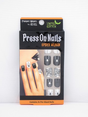 Fright Night By Ardell Halloween Stick On Pre Glued Nails 24 ct, CHOOSE DESIGN - Picture 6 of 10