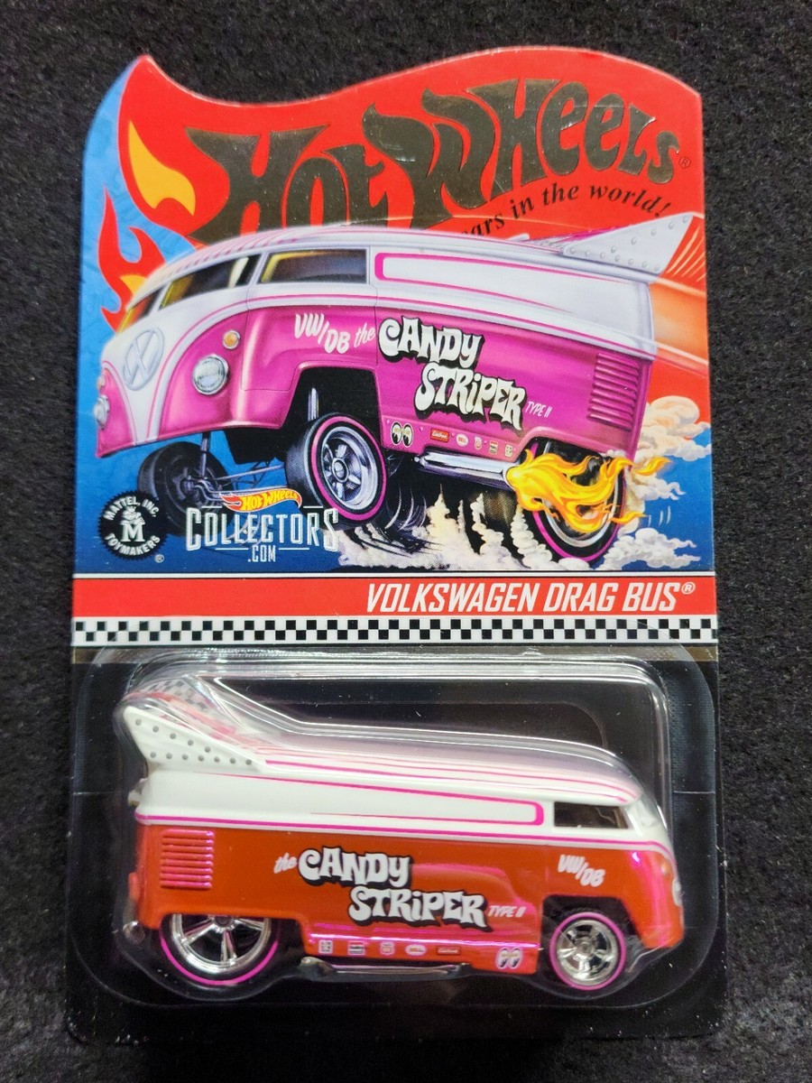 Hot Wheels RLC Candy Striper Volkswagen Drag Bus | eBay