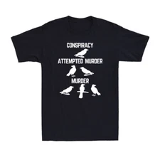 Conspiracy Attempted Murder Next Level Attempted Murder Crow Raven Men's T-Shirt