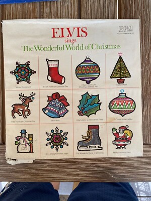2 Elvis Presley Christmas records RCA ANL1-1936 and Pickwick CAS-2428