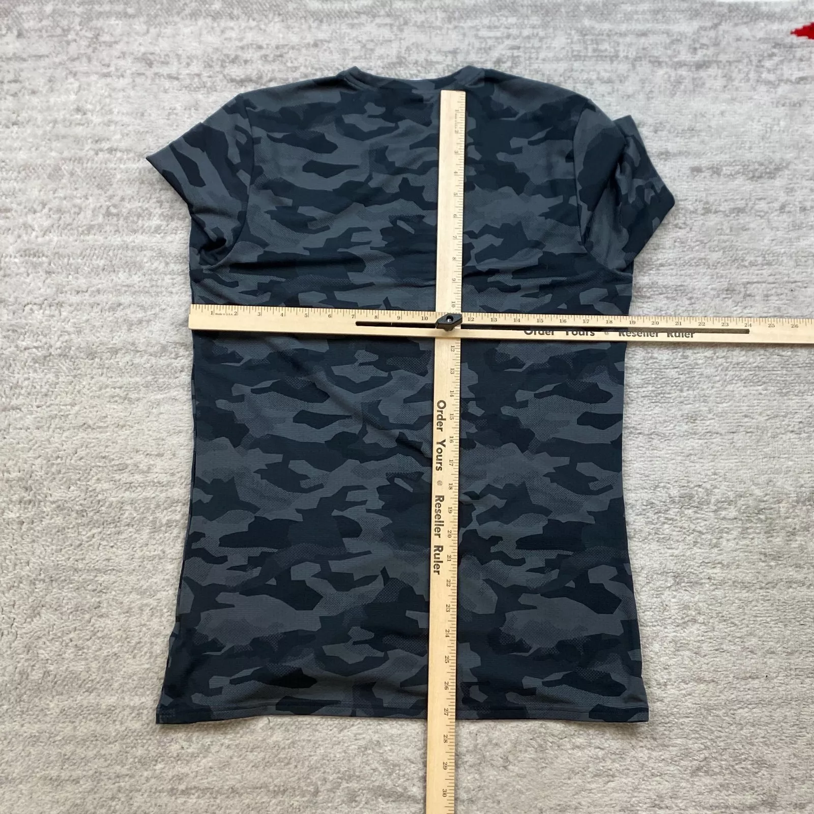 gymshark camouflage performance gym workout gain lift shirt