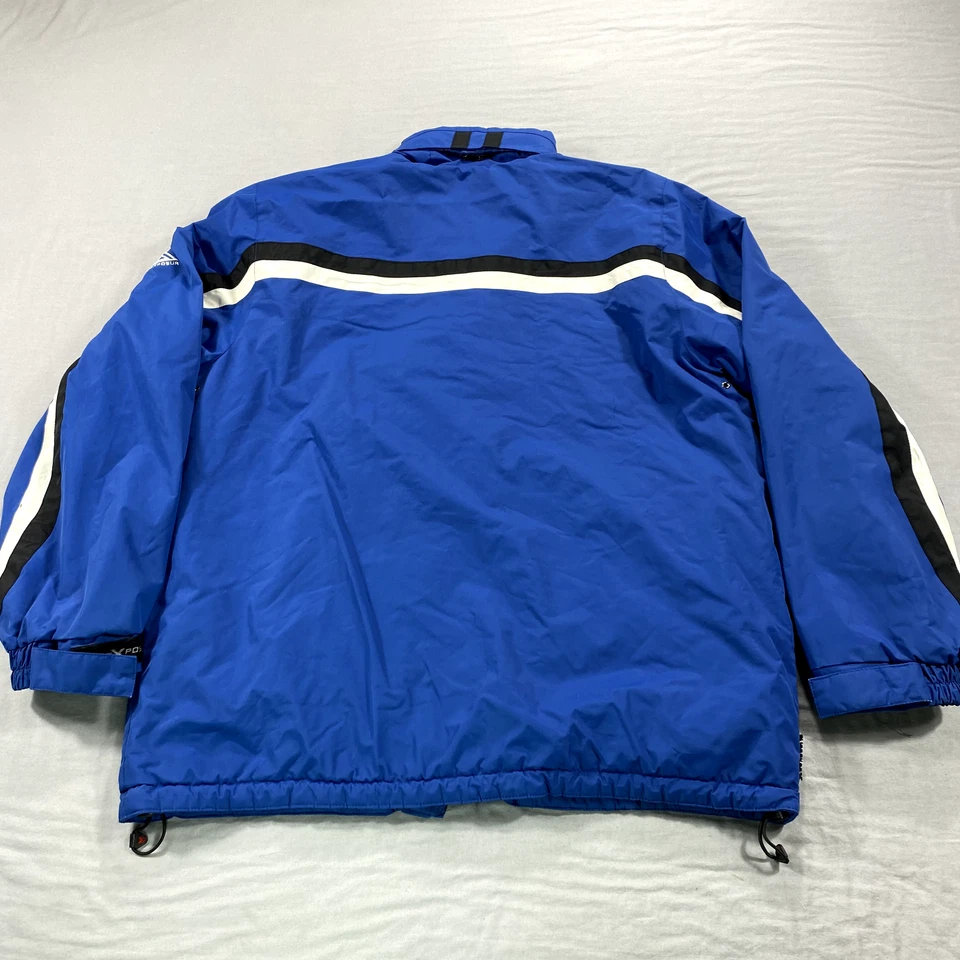 Jaqueta ZeroXposur Masculina Média Azul Capuz Isolado Neve Chuva Lã Forrada Esqui - Imagem 2 de 4