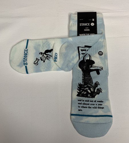 Stance Where The Wild Things Are Casual Socks Kids Size Y 11-2 Medium New - Picture 3 of 5