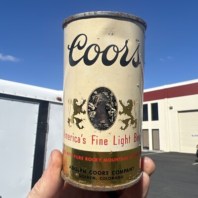 70's COORS クアーズ BEER ビール ビンテージ 缶型 ライター入れ ☆1970's COORS クアーズ BEER ビール ビンテージ 缶型 ライター
