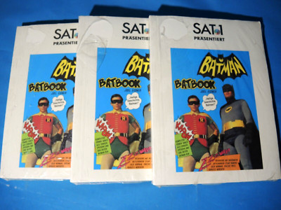 Batman Batbook  - Joel Eisner, deutsche Ausgabe Sat.1 1990, NEU (noch in Folie)