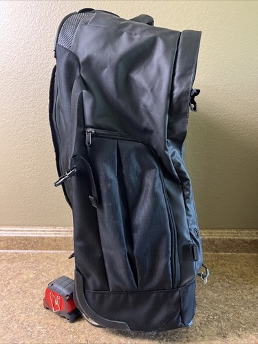 Large Rolling Duffle Backpack Eagle Creek Wheeled SMOOTH Gear Bag Luggage Black - Picture 16 of 18