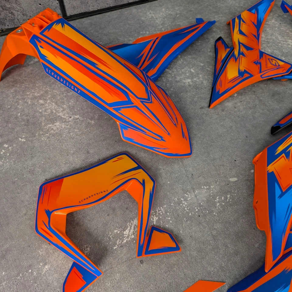 Gráficos + Plástico KTM EXC-F 2024 2025 XC-W XCF-W Enduro Decoración Juego Aplicado - Imagen 2 de 4