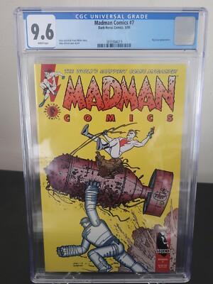MADMAN COMICS #7 CGC 9.6 GRADED 1995 MIKE ALLRED!! 1ST BIG GUY COVER APPEARANCE!