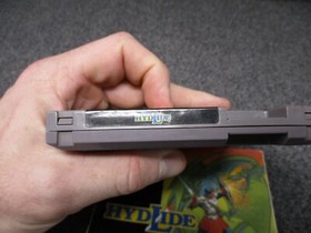 Nes Nintendo Hydlide w/ Manual Tested