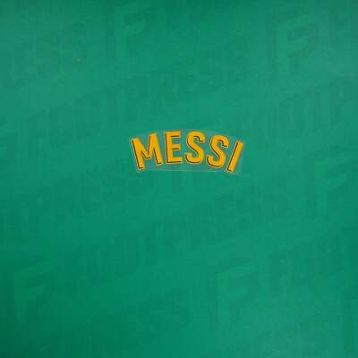 Flocage Officiel FC Barcelone – Messi – 2019/2020 – Domicile Junior – Jaune