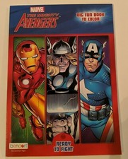 Marvel The Mighty Avengers Big Fun Book To Color "Ready To Fight" 96 pages