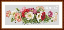 Merejka Counted Cross Stitch Kit Poppies K-33