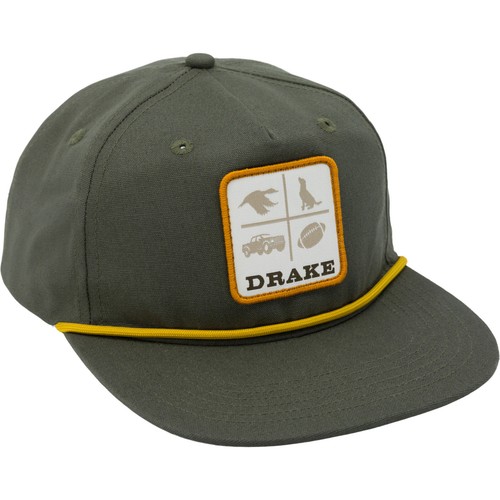 Drake Waterfowl X Lost Hat DDTF Goat Rope Cap - Picture 5 of 8