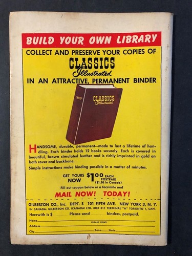 Classics Illustrated #100 Motiny on the Bounty HRN 117 - Imagen 2 de 2