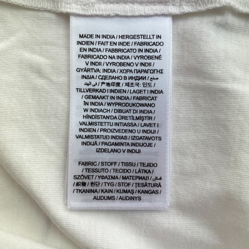 GANT Blanco Tonal Archive Escudo Camiseta Cuello Redondo Tamaño XL - Imagen 6 de 11