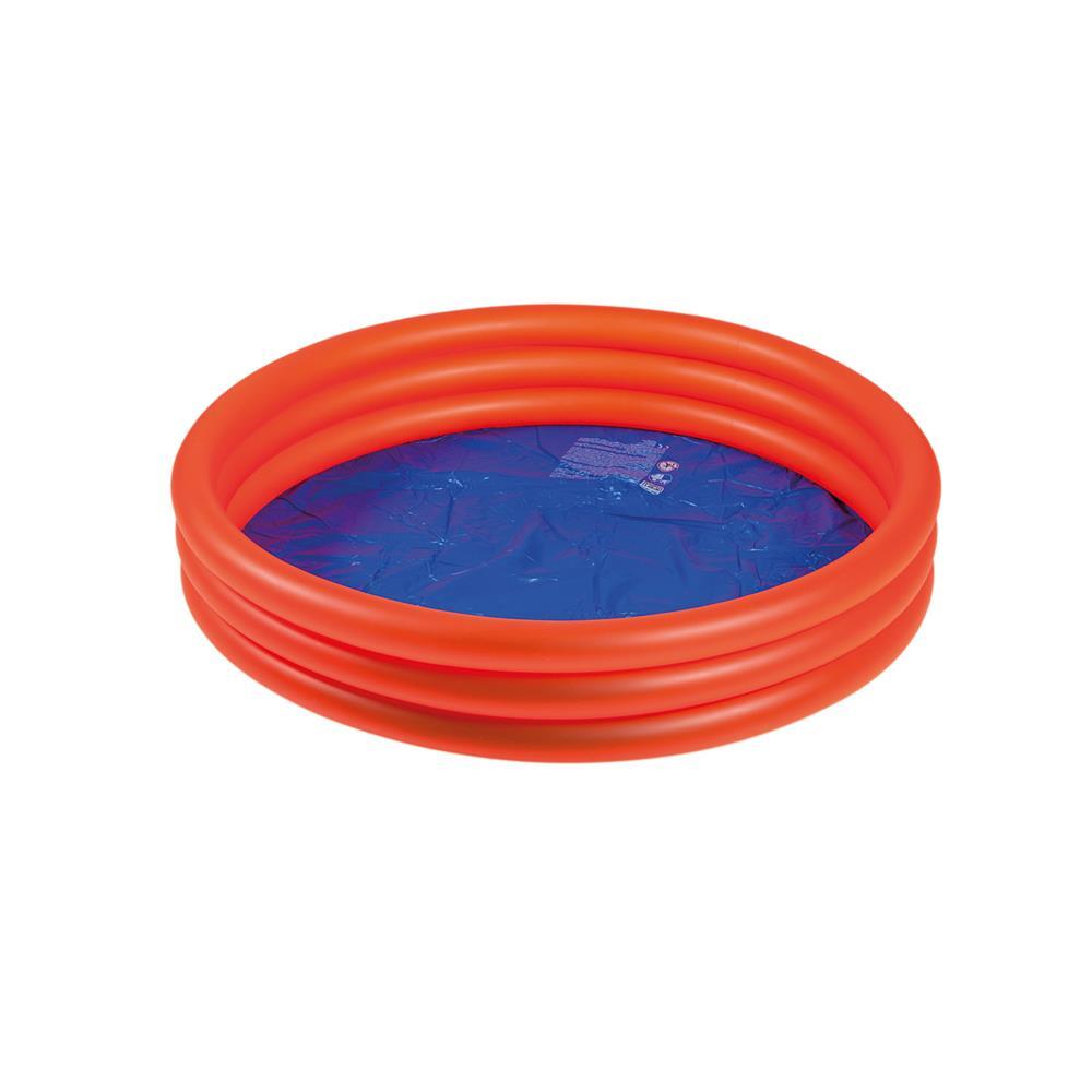 Happy People 77711 - Бассейн с 3-мя кольцами 122 х 23 см оранжевый Planschbecken Aufblasbar 2890₽
