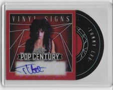 TOMMY LEE 2025 Leaf Pop Century MOTLEY CRUE FIRST 1 Card Auto SP Autograph 1/2