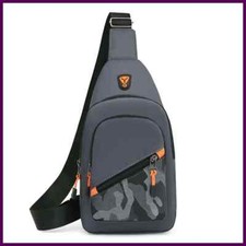 Rilibegan Nylon Men's Chest Bag 2025 New Portable Casual Shoulder Bag Trendy and