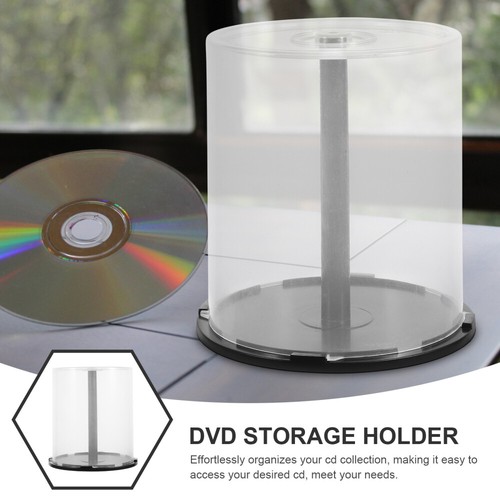 CD Storage Bin Travel Disc Holder Insert Carrier Container Cases Plastic - Afbeelding 12 van 12