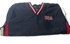 USA Holloway Vintage Pullover Lined Windbreaker Jacket Size Small