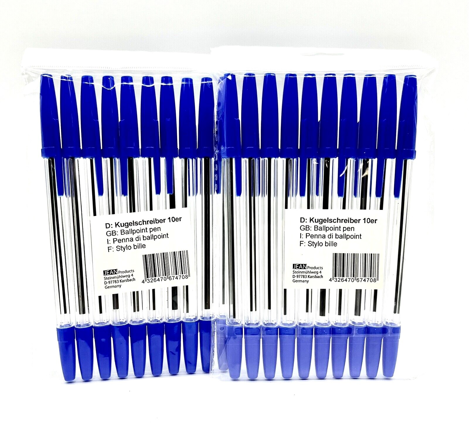 Osma Kugelschreiber mit Kappe - Blau, 10-Tlg online kaufen | eBay 