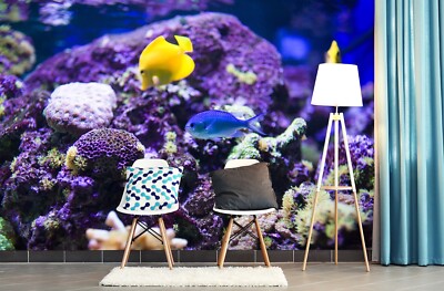 3D Small Fish ZHUA8437 Wallpaper Wall Murals Removable Self-adhesive Ann