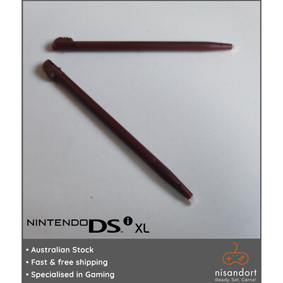 2x Nintendo DSi XL Stylus Burgundy / Dark Red   (UTL-004) - free postage