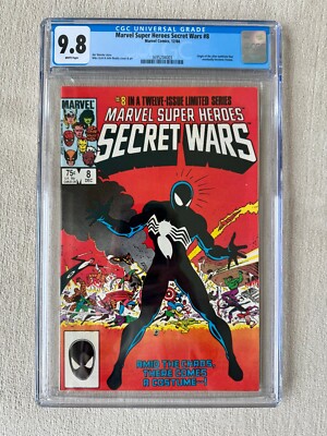 Marvel Super Heroes Secret Wars #8 CGC 9.8 NM 1984 Venom! Spider