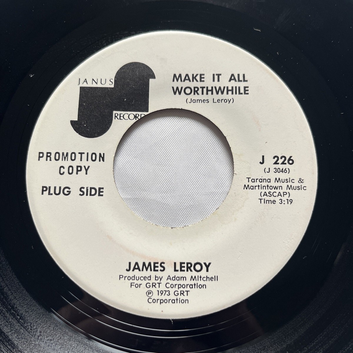 JAMES LEROY: make it all worthwhile JANUS 7