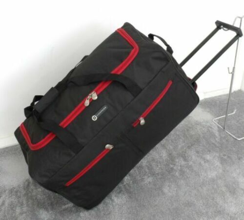 27" Wheel Case Cabin Approved Bag Holdall Trolley Luggage Weekend Duffle Bag - Picture 17 of 21