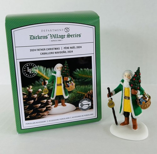 Dept 56 Christmas Village Dickens Accessory People 2024 Father Christma #6013426