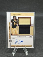 2021 Panini National Treasures College Materials Sig Sage Surratt True RPA /8