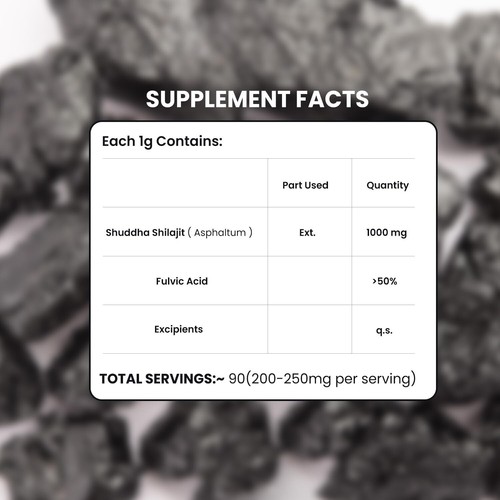 Himalayan Organics 100% Pure Shilajit/Shilajeet Resin to Boost Performance,Power - Picture 5 of 8