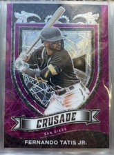 Fernando Tatis Jr 2021 Chronicles Crusade Purple Velocity