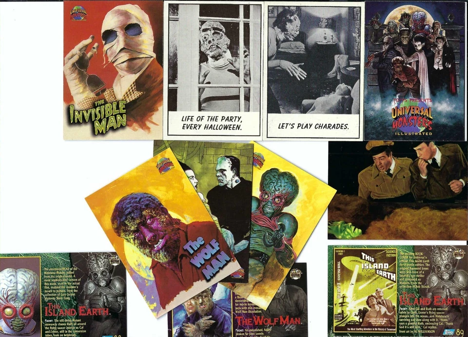 Scary Monsters Monster Memories Magazine #1 Yearbook 1993  VF+ 8.5 + 30 CARDS - Image 3 of 4