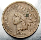 1869 Indian Head Cent - VF !!