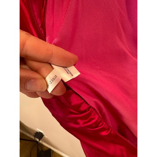 Kay Unger Hot Pink verziertes Kleid Größe 8 - Bild 4 von 7