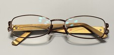 FENDI F782R 770 Eyeglasses Frame Italy 52-17-135 Brown/Tortoise