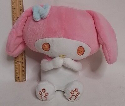 Sanrio My Melody Plush Coin Bank 9 inches Tall Plush Piggy Bank Missing Bottom